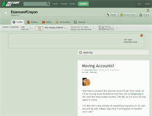 Tablet Screenshot of essenceofcrayon.deviantart.com