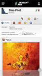 Mobile Screenshot of blue-pilot.deviantart.com