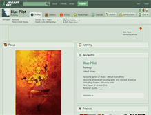 Tablet Screenshot of blue-pilot.deviantart.com