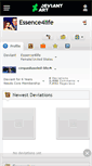 Mobile Screenshot of essence4life.deviantart.com