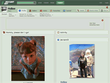Tablet Screenshot of hobee.deviantart.com