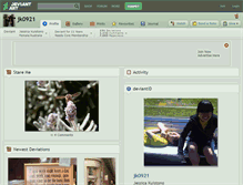 Tablet Screenshot of jk0921.deviantart.com