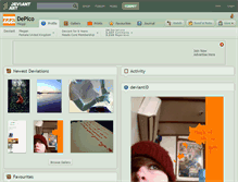 Tablet Screenshot of depico.deviantart.com