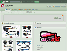 Tablet Screenshot of ketchupize.deviantart.com