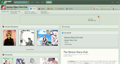 Desktop Screenshot of demon-diary-fan-club.deviantart.com