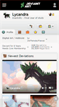 Mobile Screenshot of lycandra.deviantart.com