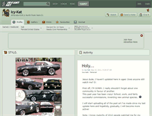 Tablet Screenshot of icy-kat.deviantart.com