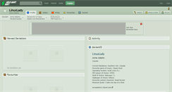 Desktop Screenshot of linuxlady.deviantart.com