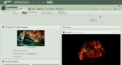 Desktop Screenshot of junleashed.deviantart.com