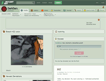 Tablet Screenshot of darkdars.deviantart.com