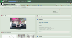 Desktop Screenshot of disturbed-antisocial.deviantart.com