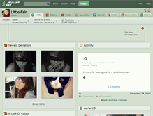 Tablet Screenshot of little-fair.deviantart.com