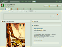 Tablet Screenshot of deviants4darfur.deviantart.com