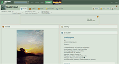 Desktop Screenshot of lovelornpoet.deviantart.com