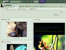 Tablet Screenshot of lyralafae.deviantart.com