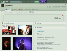 Tablet Screenshot of lymphetus.deviantart.com