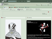 Tablet Screenshot of ddeal12.deviantart.com