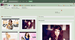 Desktop Screenshot of ilixia.deviantart.com