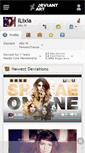 Mobile Screenshot of ilixia.deviantart.com