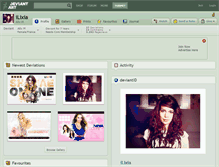 Tablet Screenshot of ilixia.deviantart.com