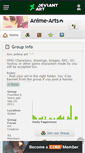 Mobile Screenshot of anime-arts.deviantart.com