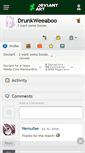Mobile Screenshot of drunkweeaboo.deviantart.com