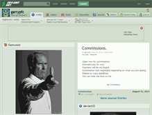 Tablet Screenshot of garrypfc.deviantart.com