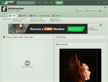 Tablet Screenshot of dienamenlose.deviantart.com