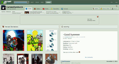 Desktop Screenshot of cantatedomino24.deviantart.com