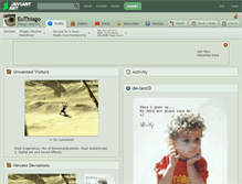 Tablet Screenshot of euthiago.deviantart.com
