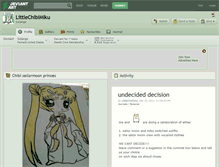 Tablet Screenshot of littlechibimiku.deviantart.com