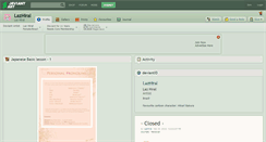 Desktop Screenshot of lazhiral.deviantart.com