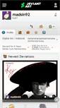 Mobile Screenshot of madsin92.deviantart.com
