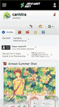 Mobile Screenshot of canistra.deviantart.com