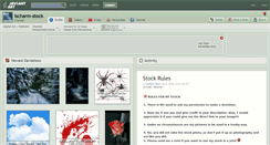 Desktop Screenshot of ischarm-stock.deviantart.com