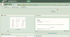 Desktop Screenshot of ongakka-sama.deviantart.com