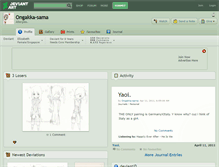 Tablet Screenshot of ongakka-sama.deviantart.com