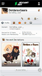 Mobile Screenshot of deidaraxgaara.deviantart.com
