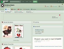 Tablet Screenshot of deidaraxgaara.deviantart.com