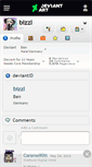 Mobile Screenshot of bizzl.deviantart.com