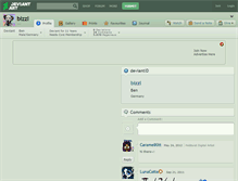 Tablet Screenshot of bizzl.deviantart.com