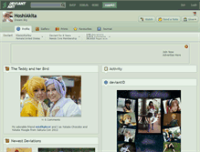 Tablet Screenshot of hoshiakita.deviantart.com