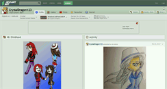 Desktop Screenshot of crystaldragon123.deviantart.com