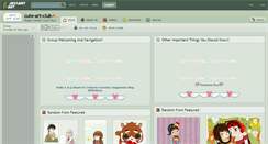 Desktop Screenshot of cute-art-club.deviantart.com