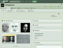 Tablet Screenshot of kristrappeniers.deviantart.com