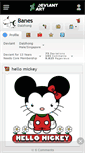 Mobile Screenshot of banes.deviantart.com