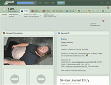Tablet Screenshot of j-lans.deviantart.com