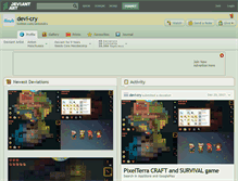 Tablet Screenshot of devi-cry.deviantart.com