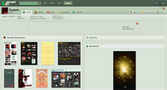 Desktop Screenshot of faukers.deviantart.com