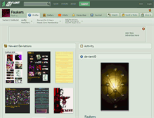 Tablet Screenshot of faukers.deviantart.com